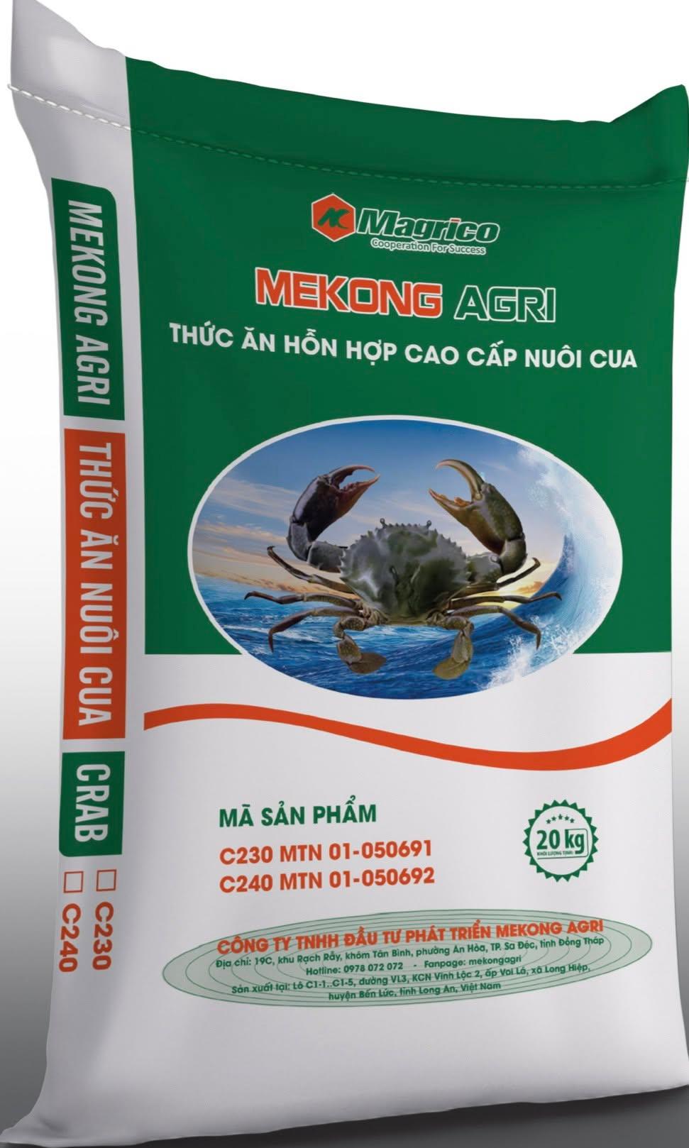Thức ăn cao cấp nuôi cua biển